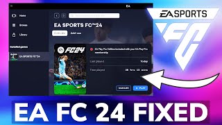 Fix EA FC 24 not OpeningLaunching Error in Windows [upl. by Calli]