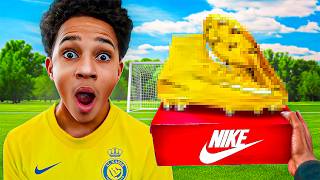 I Surprised Kid Ronaldo With His DREAM Football Boots [upl. by Cown]