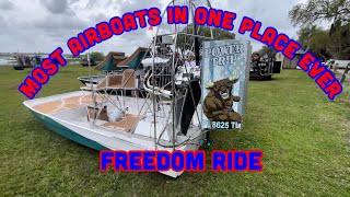 Freedom ride 2024 Airboats everywhere [upl. by Aissirac51]