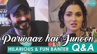 Parwaaz Hai Junoon Star CastHamza Ali Abbasi Hania Amir’s Hilarious amp Fun Banter QampA on Selfie Tv [upl. by Saree]