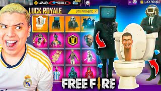 ¡COMPRE TODA LA COLABORACION DE FREE FIRE X SKIBIDI TOILET 🔥 EL FIN 🔥 [upl. by Kendra424]