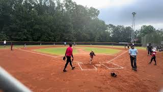 Acworth Warriors vs Beastmode Black 62924 6u All Star Baseball [upl. by Neersan]