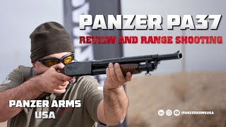 New Panzer PA37 Review and Range ShootingMini Shell Compatible Steel Receiver Ithaca37 Type Shotgun [upl. by Bonneau374]