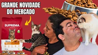 RAÇÃO SUPREMA PARA GATOS  É BOA MESMO [upl. by Nauqes252]