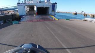 Onto the ferry at Cherbourg France [upl. by Nirb45]