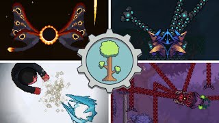 Terraria Polarities Mod  ALL BOSSES Outdated [upl. by Notsirt402]