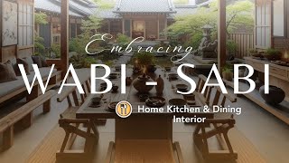 Wabi Sabi Home Kitchen amp Dining Interior Built Around A Central JapaneseStyle Courtyard Garden [upl. by Codie]