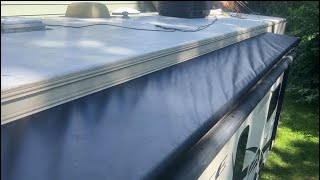 How to Replace RV Slideout Awning Fabric [upl. by Prochoras]