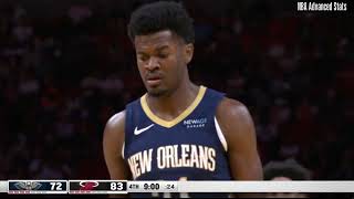 Yves Missi 2 pts 1 reb 4 blk vs Miami Heat  20241013 [upl. by Adnoma]