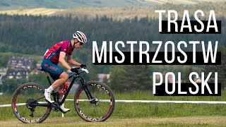 OBJAZD TRASY MISTRZOSTW POLSKI MTB 2024  Białka Tatrzańska [upl. by Neelhtakyram]