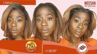 Outre Synthetic Soft amp Natural Lace Front Wig  Neesha 206 FtBlackhairspray [upl. by Mickelson614]