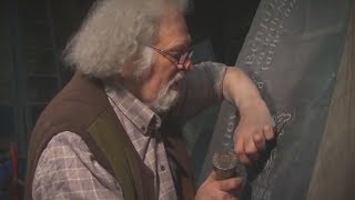 Unintentional ASMR 🔨 Welsh Stone Carver Tapping Gently amp Sharing Wisdom [upl. by Fonsie25]