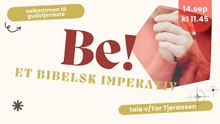 Tema Imperativet «Bønn» Taler Tor Tjeransen [upl. by Reinal]