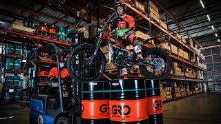 Vertigo Factory riders visit GROGlobal Racing Oil headquarters [upl. by Nwahsed]