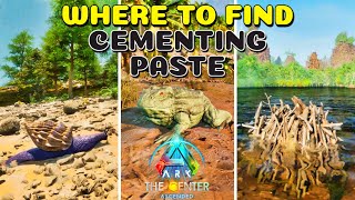 Where to find Cementing Paste The Center  Ark Survival Ascended [upl. by Torruella185]