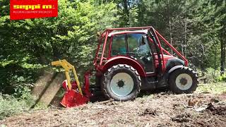 SEPPI M  MINIFORST  Forestry mulcher  trincia forestale  Forstmulcher [upl. by Nordin]