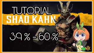 TUTORIAL Combo Shao Kahn mk11 en español [upl. by Ynoyrb]