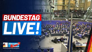 BUNDESTAG LIVE  148 Sitzung  AfDFraktion im Bundestag [upl. by Maer]