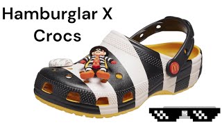 Unboxing Crocs X McDonald’s Hamburglar  I’m lovin it 😂  try on [upl. by Clance]