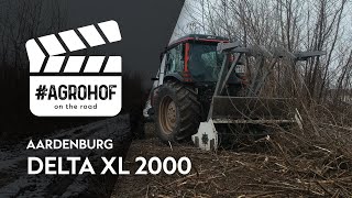 Aardenburg Delta XL 2000 erdészeti szárzúzó  Valtra Valmet 900 [upl. by Heymann268]