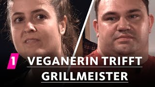 Veganerin trifft Grillmeister  1LIVE Ausgepackt  Folge 4 Vegan oder Fleisch [upl. by Arianna]