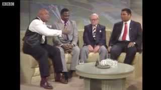 Frazier Ali and Foreman On British TV Show Funny YouTube [upl. by Henriette]