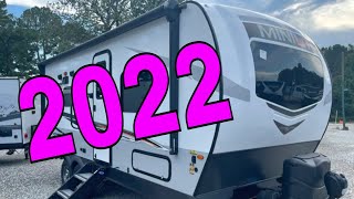 New 2022 FOREST RIVER ROCKWOOD MINI LITE 2204S Travel Trailer Twin Beds  King Bed Dodd RV Solar 22 [upl. by Adnohsat192]