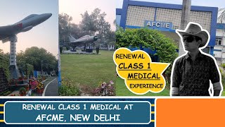 Renewal Class 1 Medical at AFCME New Delhi ✈️  How was it  My experience at IAF Boarding Centre [upl. by Oiceladni]