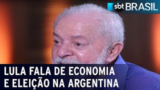 Lula diz que Argentina precisa de um presidente “que goste da democracia”  SBT Brasil 141123 [upl. by Corry365]