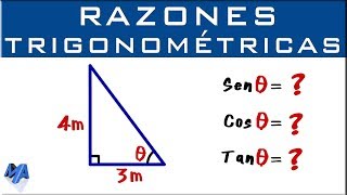 Razones trigonométricas de un ángulo  Ejemplo 2 [upl. by Wystand]