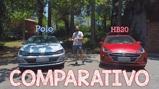 Comparativo NOVO HB20 turbo VS Polo 10 TSI  Qual dos dois turbos é melhor [upl. by Abell264]