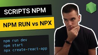 SCRIPTS en el PACKAGEJSON 😵 NPM RUN y NPX 🙄 ¿Cómo se ejecutan [upl. by Ahcirt661]