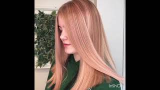 Strawberry blonde hair color [upl. by Northway]