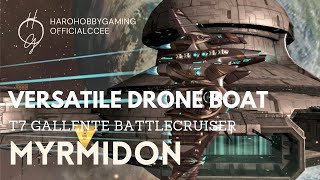 Myrmidon Battlecruiser Complete PVE Guide  Brawling amp Long Range Fitting Guide to AFK  EVE Echoes [upl. by Slaby486]