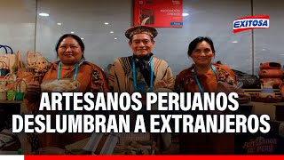 🔴🔵quotEsto es el Perúquot Artesanos peruanos DESLUMBRAN a extranjeros con sus mejores productos en APEC [upl. by Nibuz]