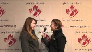 CRC 2012  Larissa Rignanesi  Zone5 U16  Post game interview [upl. by Rehtaef]