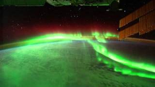 Aurora Borealis from space Sept 17 2011mov [upl. by Laural]