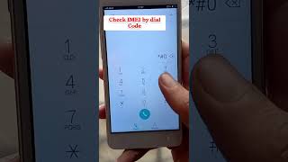 Check imei number by dial code for all phones [upl. by Vidda466]