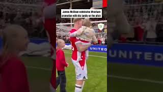 James McClean celebrates promotion with family on the pitch coybig [upl. by Lainad]