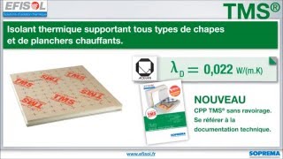 Avantages du panneau isolant pour sol EFISOL TMS® en vente sur La Maison Naturelle [upl. by Sheng]