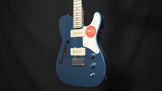 Fender Squier Paranormal Cabronita Telecaster Thinline  Lake Placid Blue [upl. by Lamori]