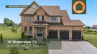 10 Waterview Ct Quinte West ON [upl. by Neelyar]