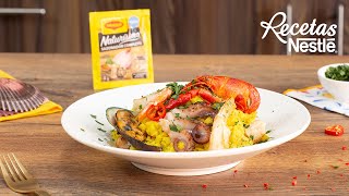 Arroz con Mariscos  Recetas Nestlé CAM [upl. by Nedyarb]