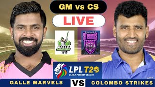 Lanka Premier League Live  Galle Marvels vs Colombo Strikers Live  GM vs CS Live Match LPL 2024 [upl. by Anyehs]