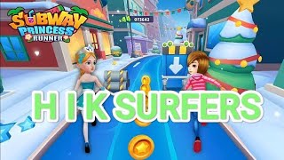 Daily high score challenge subway princess runner hiksurfers [upl. by Nikolos88]