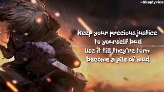 Vinland Saga Opening 2 Full  Dark Crow  MAN WITH A MISSION  Lyrics [upl. by Ojyma]