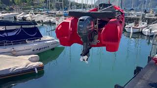 Whaly boat meets Lake Como EP4 How to bring Whaly 400 into the water [upl. by Ahsinrad898]