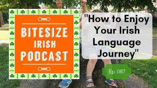 How to Enjoy Your Irish Language Journey Podcast 087 [upl. by Reg318]