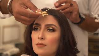 Dessange Pakistan  Bridal Makeup looks dear Ayeza Khan [upl. by Ymmat]