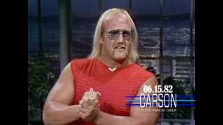 Hulk Hogan Reveals His Body Measurements on Johnny Carsons Tonight Show — 1982 [upl. by Anitsirc54]